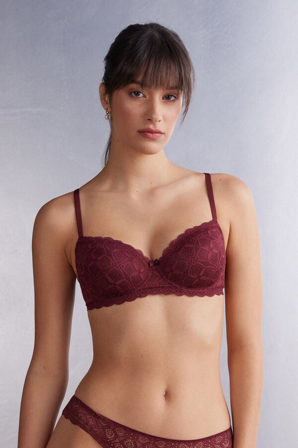 Intimissimi Sofia Balconette Lace Donna Reggiseno Rosse | 316-BFLGZY