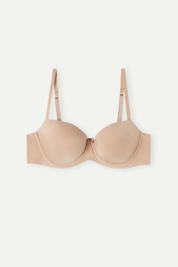 Intimissimi Sofia Natural Lift Balconette Ultralight Microfiber Donna Reggiseno Arancioni Beige | 839-HNTXKD