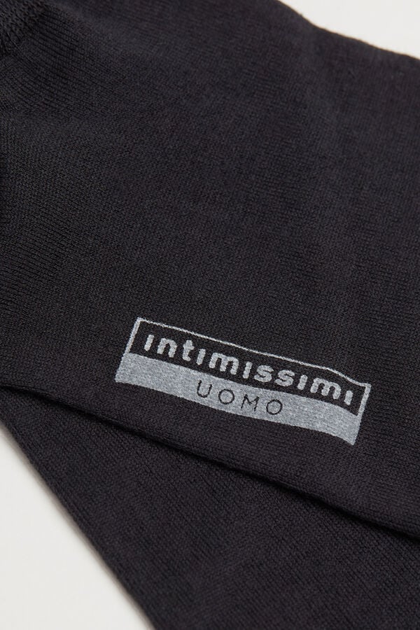 Intimissimi Superior Cotton No-Show Uomo Calzini Grigie Scuro | 396-NFQXYC