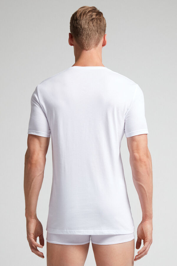 Intimissimi Superior Cotton Uomo Maglietta Bianche | 841-XBRNWS