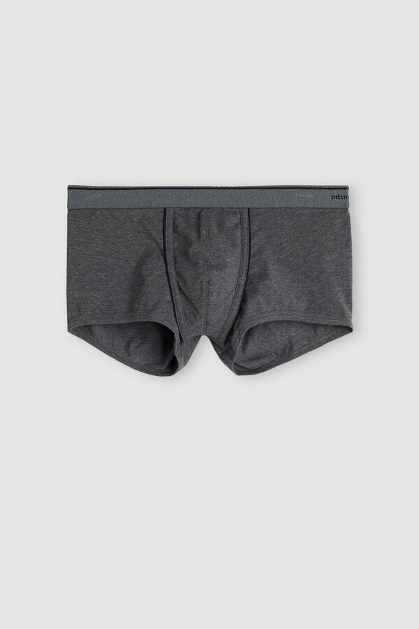 Intimissimi Superior Cotton With Exposed Elastic Uomo Boxer Grigie Profondo Blu | 841-UOVFGN