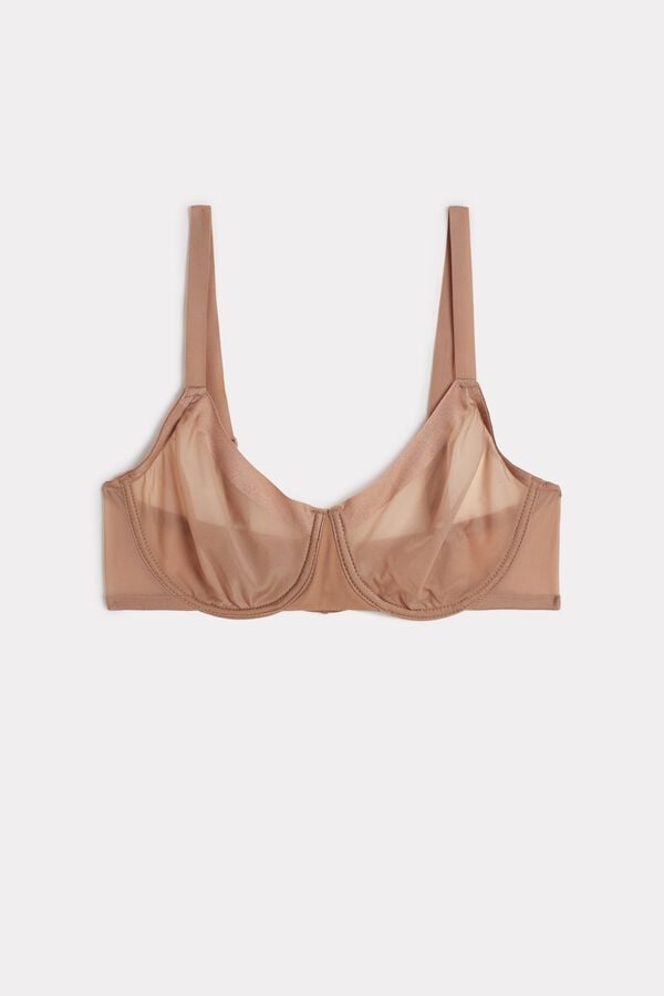 Intimissimi Sveva Invisible Touch Balconette Donna Reggiseno Beige | 379-VDXWOQ