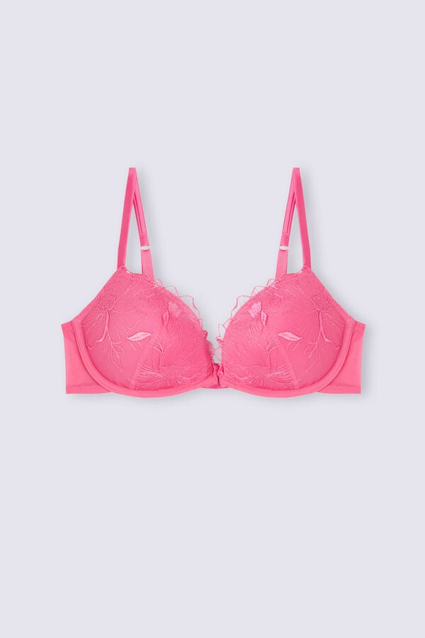 Intimissimi Sweet Like Sugar Silvia Push-Up Donna Reggiseno Rosa | 537-LBGWHF