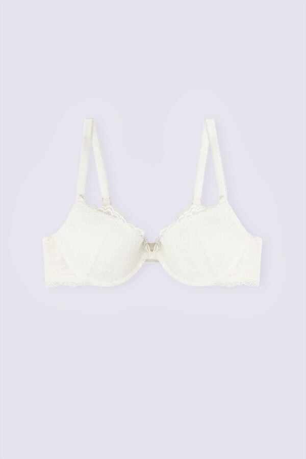 Intimissimi The Most Romantic Season Bellissima Push-Up Donna Reggiseno Bianche | 490-CSOQME