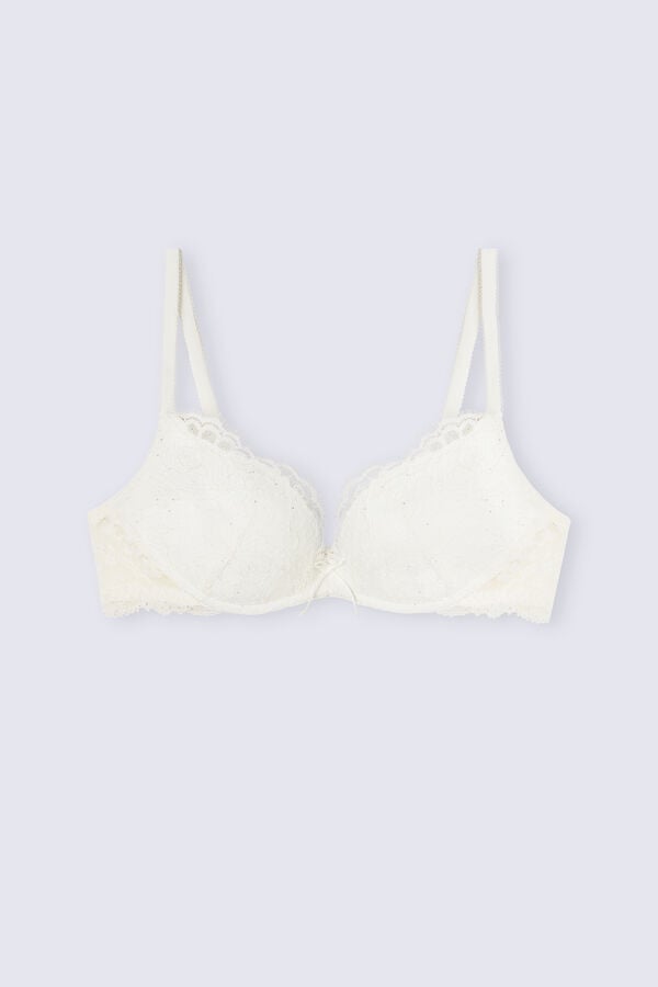 Intimissimi The Most Romantic Season Gioia Super Push-Up Donna Reggiseno Bianche | 564-PBAYRW