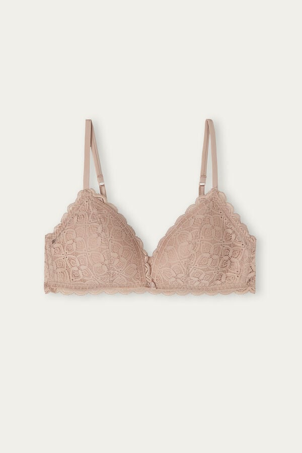 Intimissimi Tiziana Triangle Lace Donna Reggiseno Arancioni Beige | 741-XFJICP