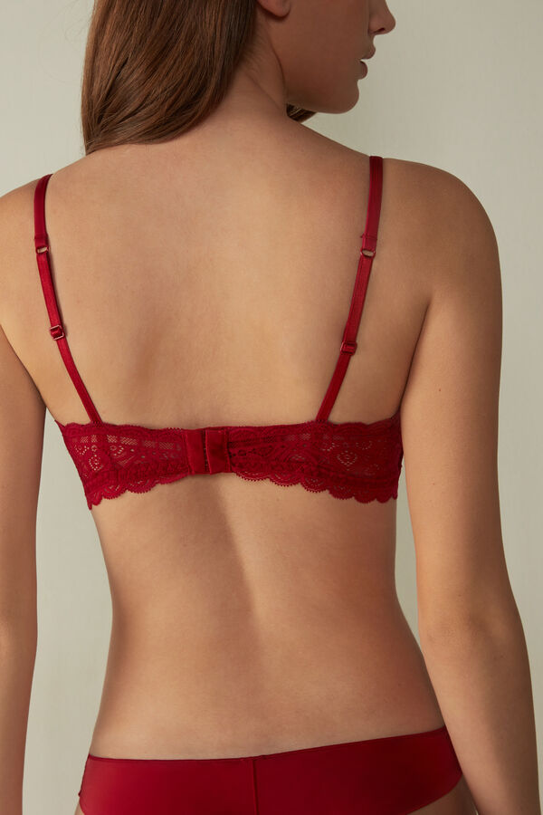 Intimissimi Tiziana Triangle Lace Donna Reggiseno Rosse | 296-VNDLGJ